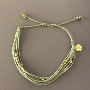 Mint green Multi-string Pura Vida Bracelet